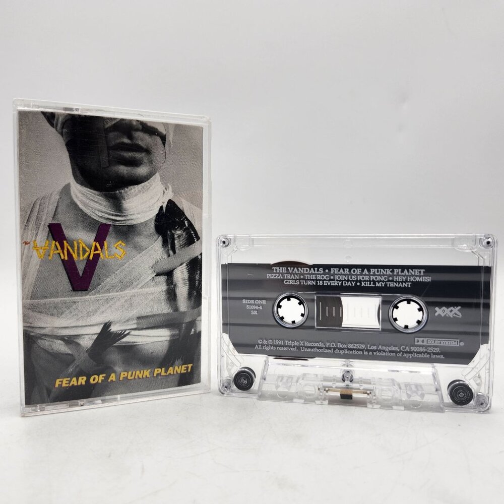 The Vandals Fear Of A Punk Planet Cassette 1990 Triple X Records 51094-4